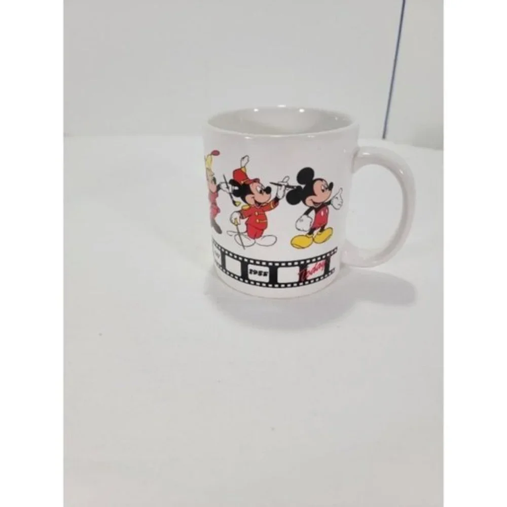 Disney MICKEY MOUSE Coffee‎ Cup THRU THE YEARS 1928-TODAY APPLAUSE